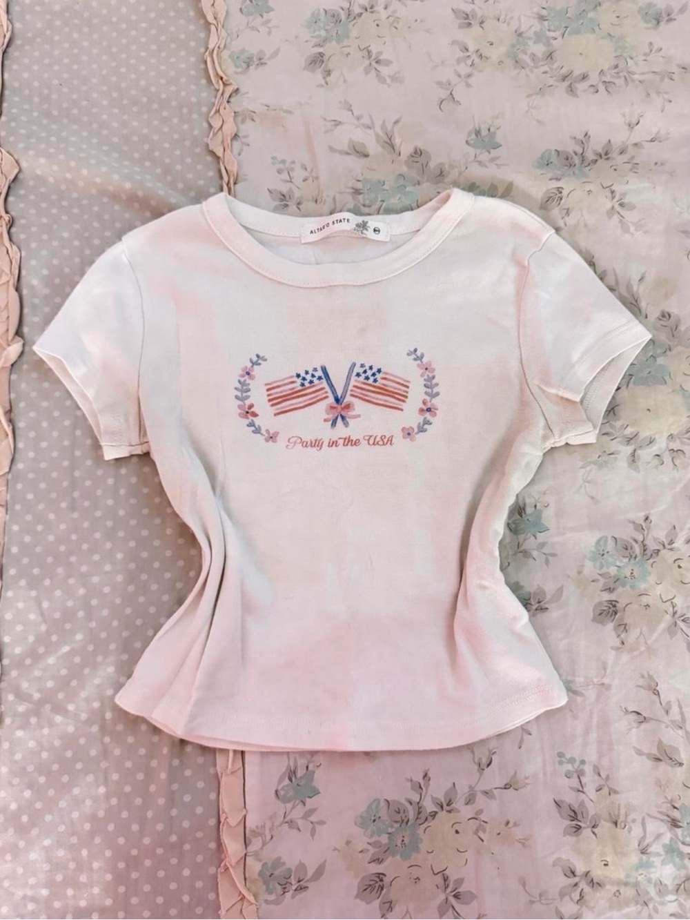 Altar'd State 'USA' baby tee